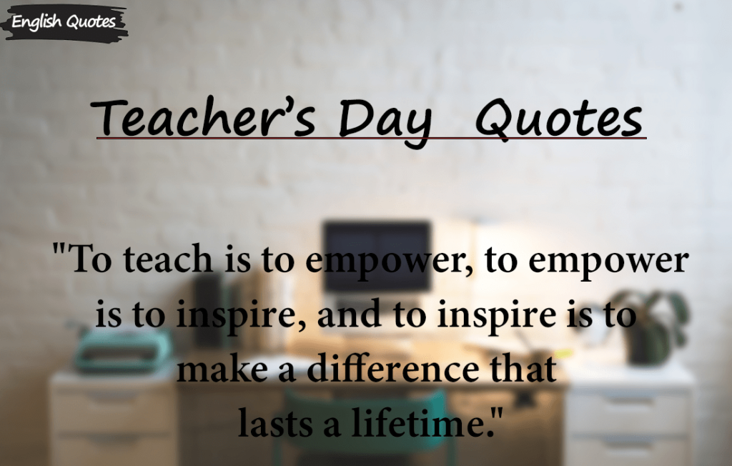 30 Best Teacher Day Quotes