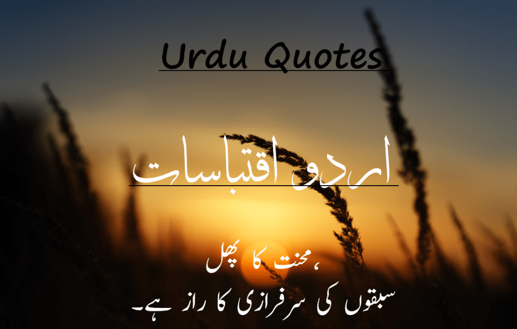 25 Beautiful Urdu Quotes 