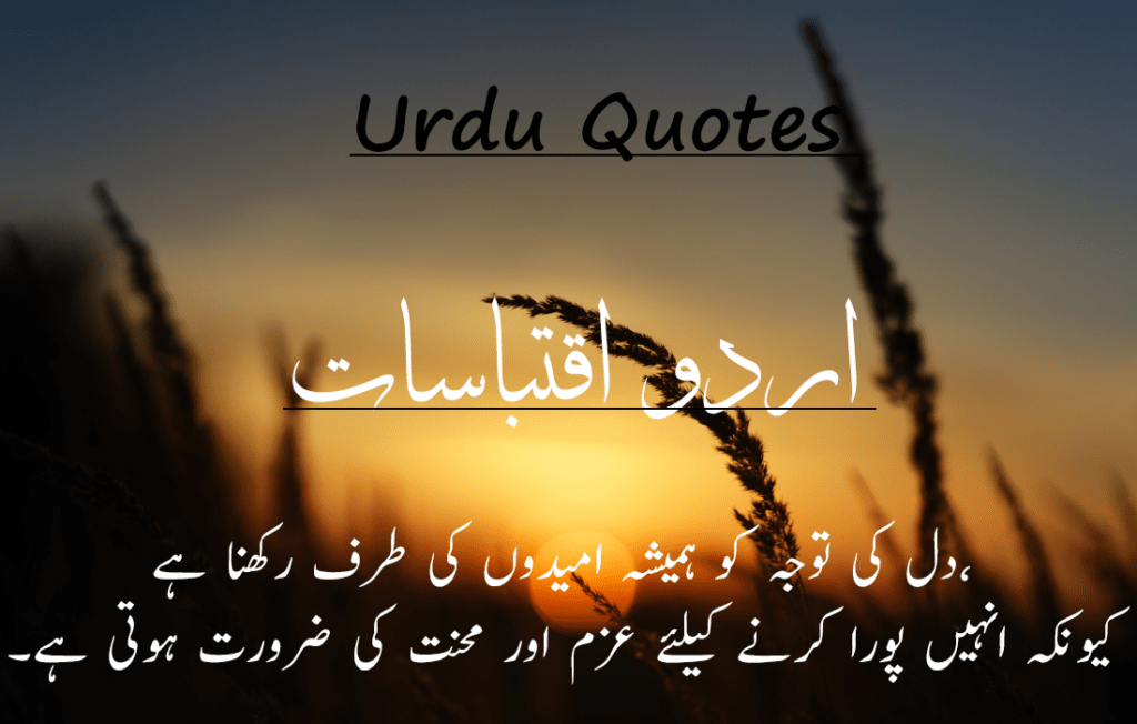 25 Beautiful Urdu Quotes 