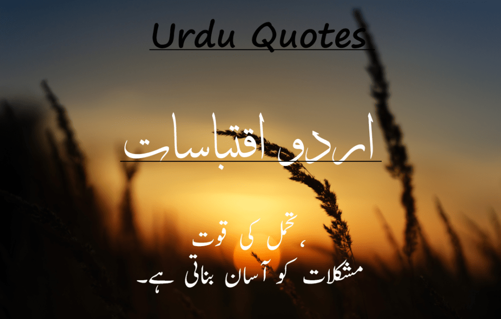 25 Beautiful Urdu Quotes 