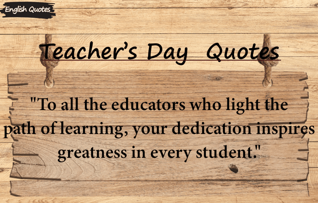  Teachers Day Quotes to Celebrate"