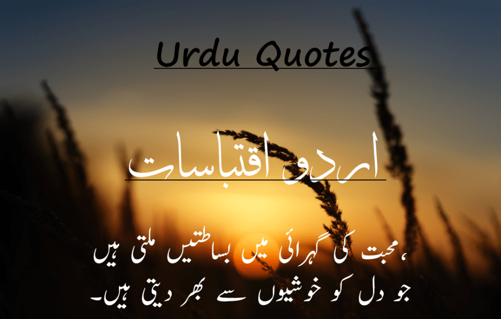 25 Beautiful Urdu Quotes 