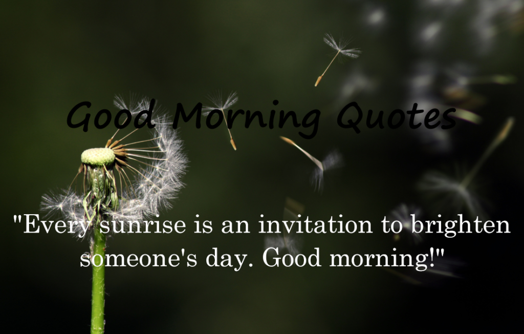 30 Good Morning Quotes 