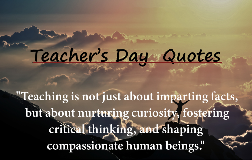 "30 Teacher Day Quotes" 