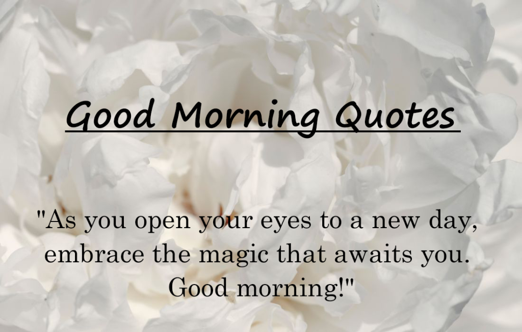 30+ Lovely Good Morning Quotes 