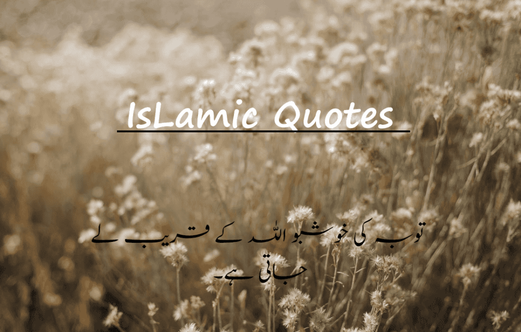 Beautiful Islamic Quotes In Urdu