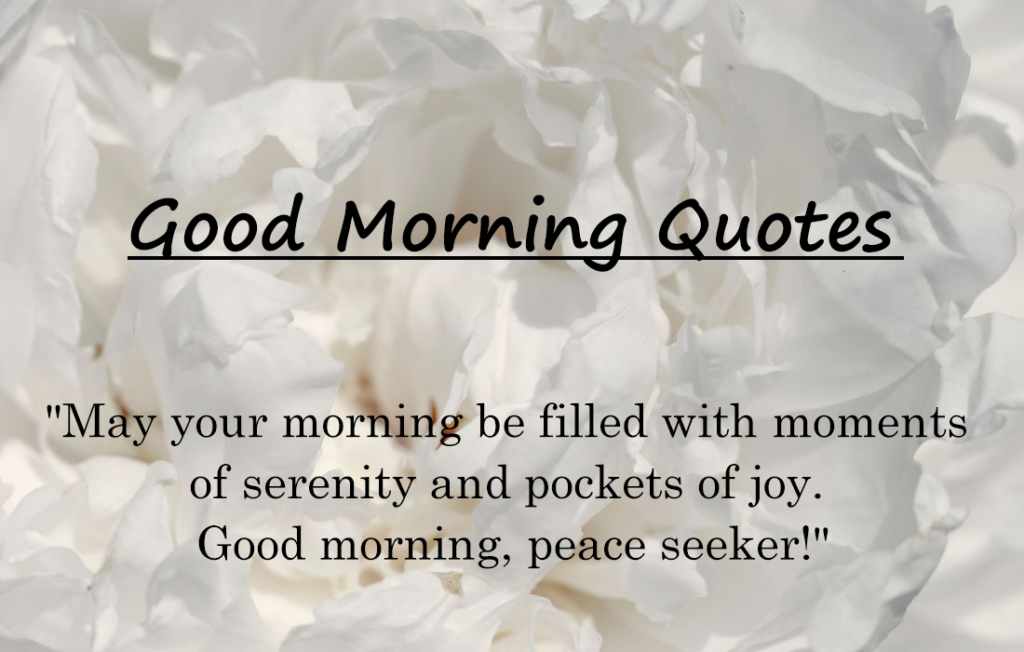 30+ Lovely Good Morning Quotes 