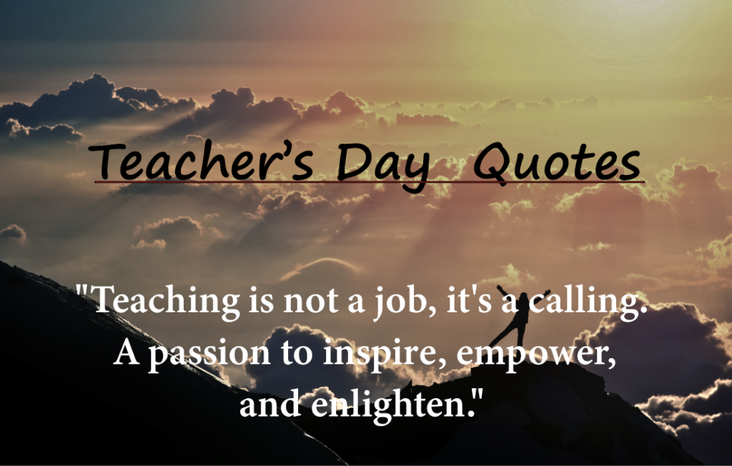 30 Teacher Day Quotes 