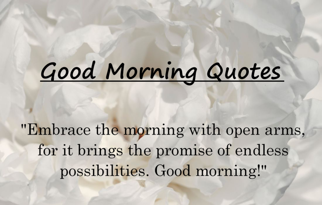 30+ Lovely Good Morning Quotes 