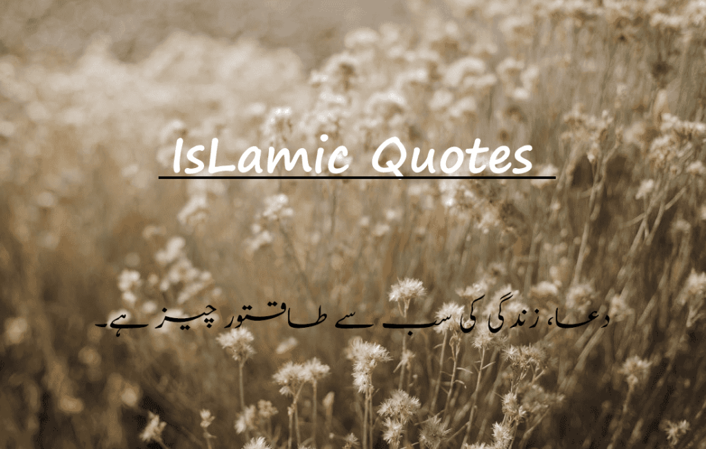 Beautiful Islamic Quotes In Urdu