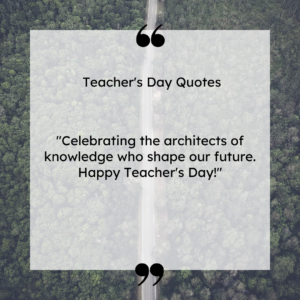 Happy Teacher's Day!"