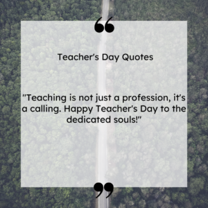 Happy Teacher's Day!"