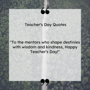 Best Teacher Quotes In English 