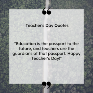 Best Teacher Quotes In English 