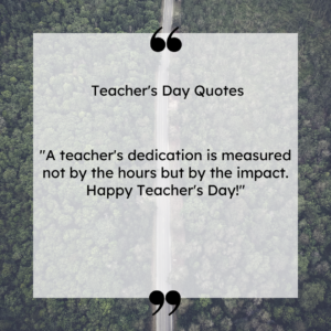 Happy Teacher's Day!"