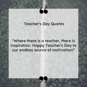 Best Teacher Quotes In English 