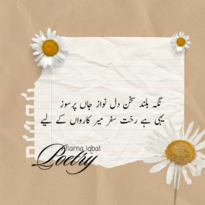 Allama Iqbal Poetry In Urdu