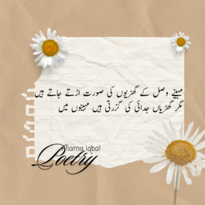 Allama Iqbal Poetry In Urdu, Gazal etc