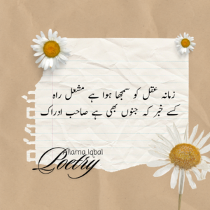 Allama Iqbal Poetry In Urdu