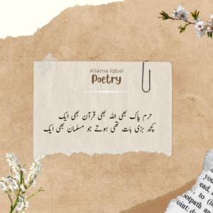 Allama Iqbal Poetry