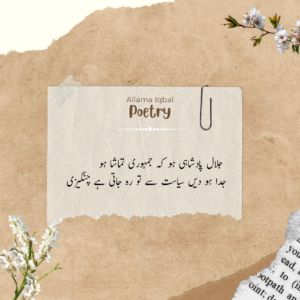 Allama Iqbal Poetry In Urdu