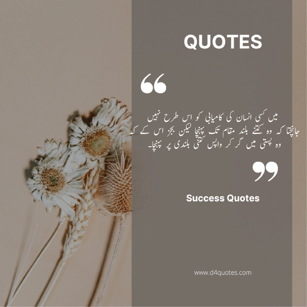 Success Quotes in Urdu