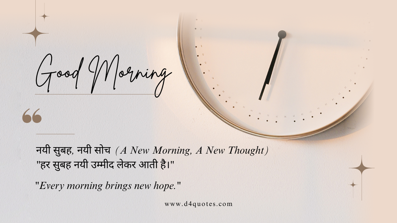 You are currently viewing Good Morning Quotes in Hindi: Start Your Day with Positivity